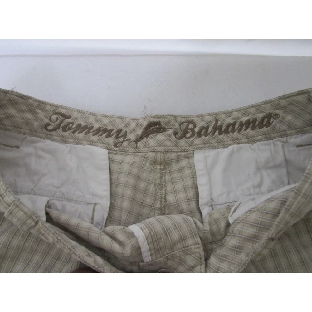 Tommy Bahama Brown 70% Silk Cotton Men's Golf Shorts‎ Size 33